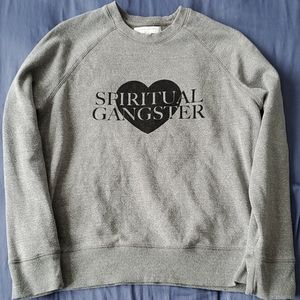 Spiritual Gangster SG Love Sweatshirt Grey Small